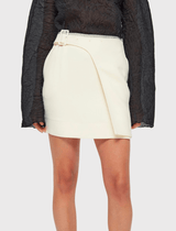 Róhe Short Resort Skirt in Ivory
