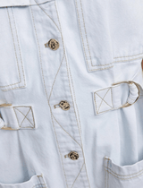 Acler Holmes Short Sleeve Denim Shirt Dress | Shop At Order Of Style