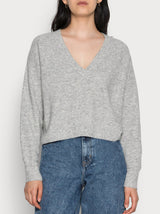American Vintage Noxon Sweater in Heather Grey