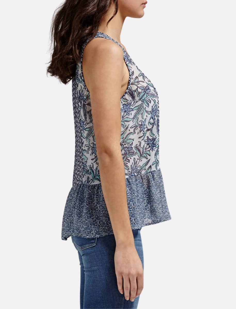 Joie Adalicia Tank in Washed Chambray Order Of Style