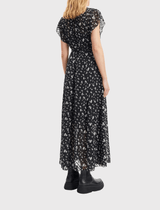 Samsoe Samsoe Karookh Short Sleeve Maxi Dress in Dark Meadow