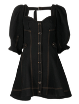 Acler Brookman Mini Dress in Black