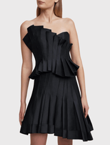Acler Davies Bustier Top in Black - Shop at orderofstyle.com