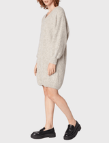 American Vintage Verywood Knitted Sweater Dress in Mist Melange