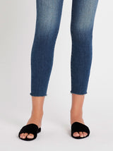 Frame Denim Ali High Rise Cigarette Raw Edge Jean in Lupin