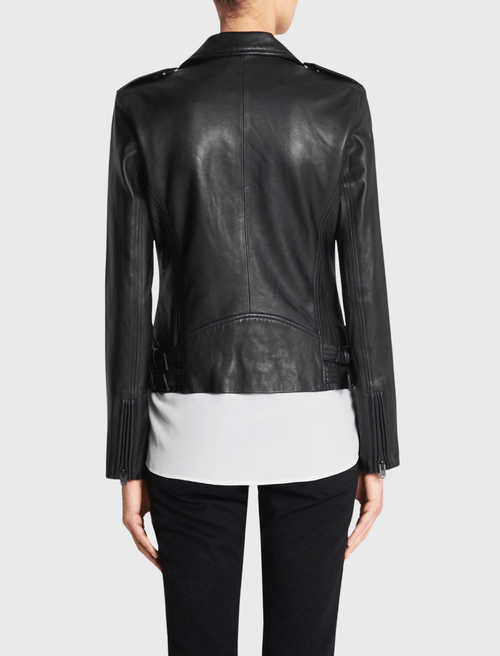 IRO Han Leather Jacket in Black Black Order Of Style