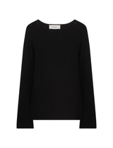 Order Of Style Stocks the Róhe Layering Open Knitted Top in Black