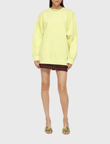 Róhe Oversized Sweatshirt in Pastel Lime | In Stock at orderofstyle.com