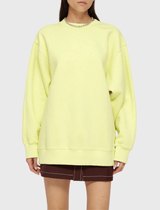 Róhe Oversized Sweatshirt in Pastel Lime | In Stock at orderofstyle.com
