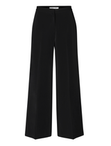 Samsoe Samsoe Collot Wide Leg Suit Trousers in Black