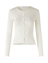 Samsoe Samsoe Juni Cardigan in Pristine White