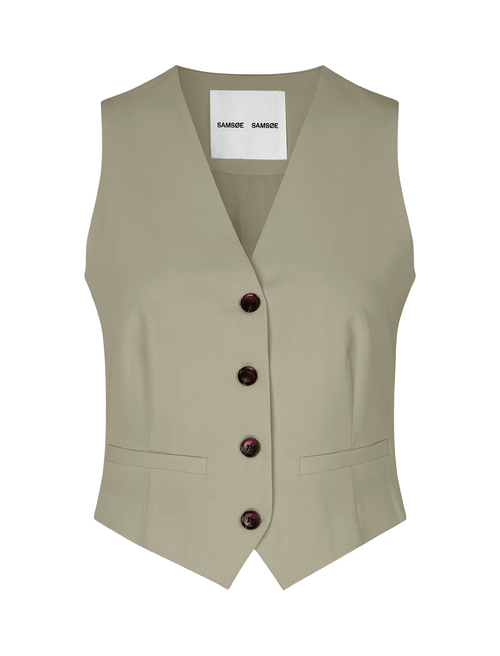 Samsoe Samsoe Ramona Vest in Silver Sage