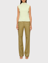 Róhe Sleeveless Textured Top in Light Yellow