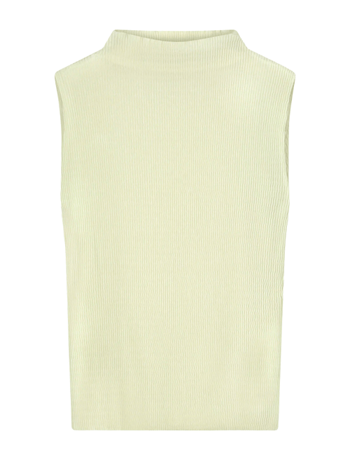 Róhe Sleeveless Textured Top in Light Yellow