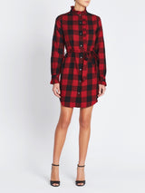 OOS-FrameDenimFlannelCheckDress-RedCheck-01