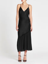 OOS-FrameDenimSatinLoungeDress-Black-01