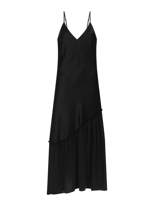 OOS-FrameDenimSatinLoungeDress-Black-675