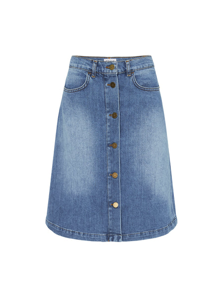 OOS-FrameDenimVintageBootSkirt