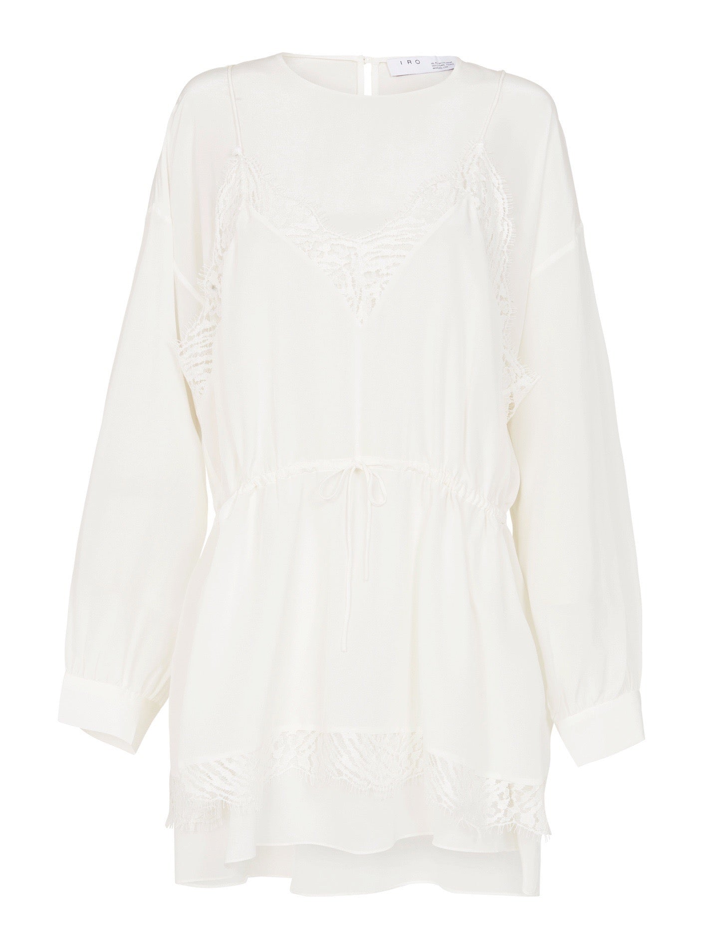 IRO Hassle Long Sleeve Mini Dress in Ecru White – Order Of Style