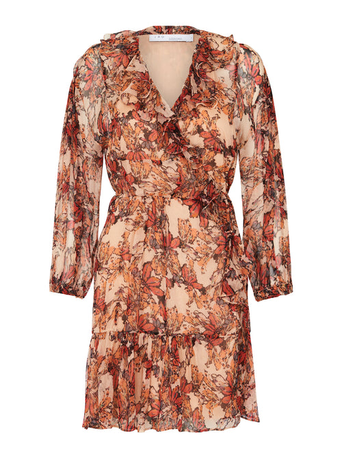 iro orange dress IRO Layer Dress