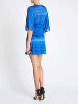 IRO Stacy Short Sleeved Dress in Blue Denim
