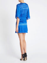 IRO Stacy Short Sleeved Dress in Blue Denim