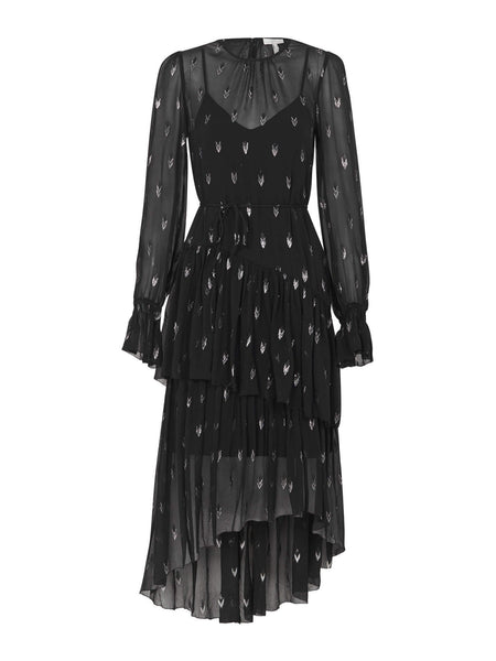 joie long sleeve dress Joie Maylene Hi Low Dress in Caviar – Order Of Style