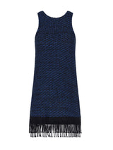 OOS-N-NICHOLAS-KNIT-FRINGE-TUNIC-BLACK-COBALT-245