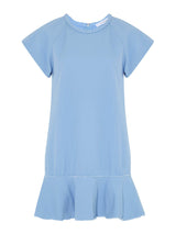 Order Of Style-Nicholas Cotton Canvas Bias Dress-Light Blue