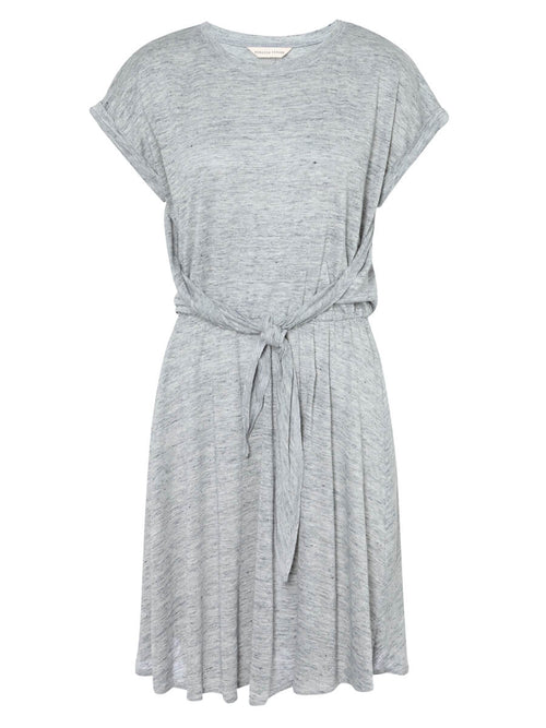 Rebecca Taylor Jersey Short Sleeved Wrap Dress in Grey Melange Order Of Style Rebecca Taylor Jersey Short Sleeved Wrap Dress in Grey Melange Order Of Style