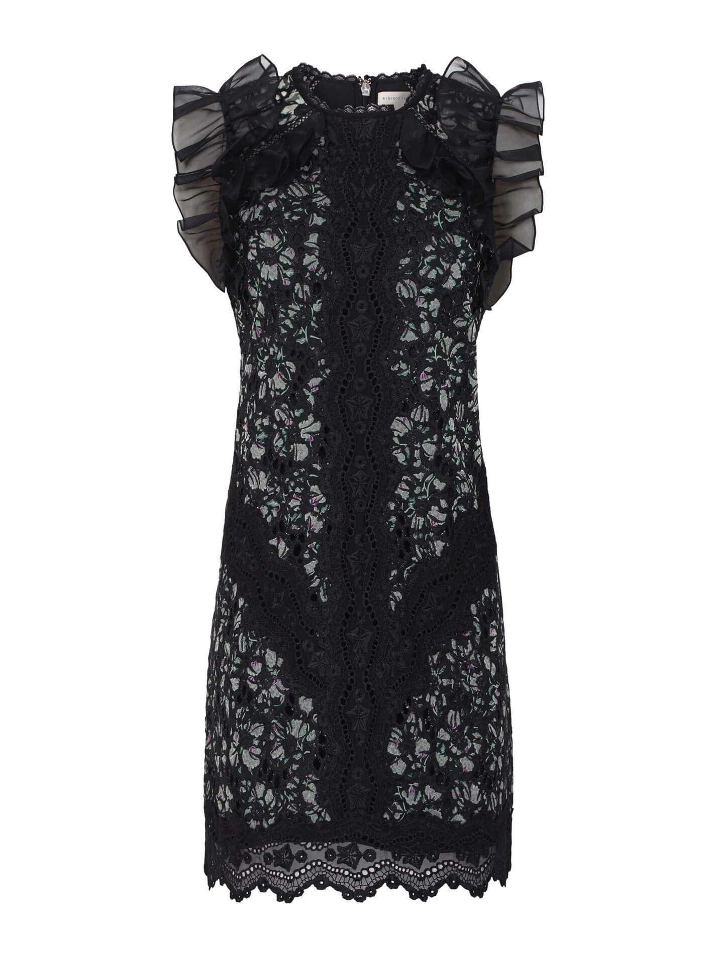 Sleeveless Mini Floral Embroidery Dress – Order Of Style