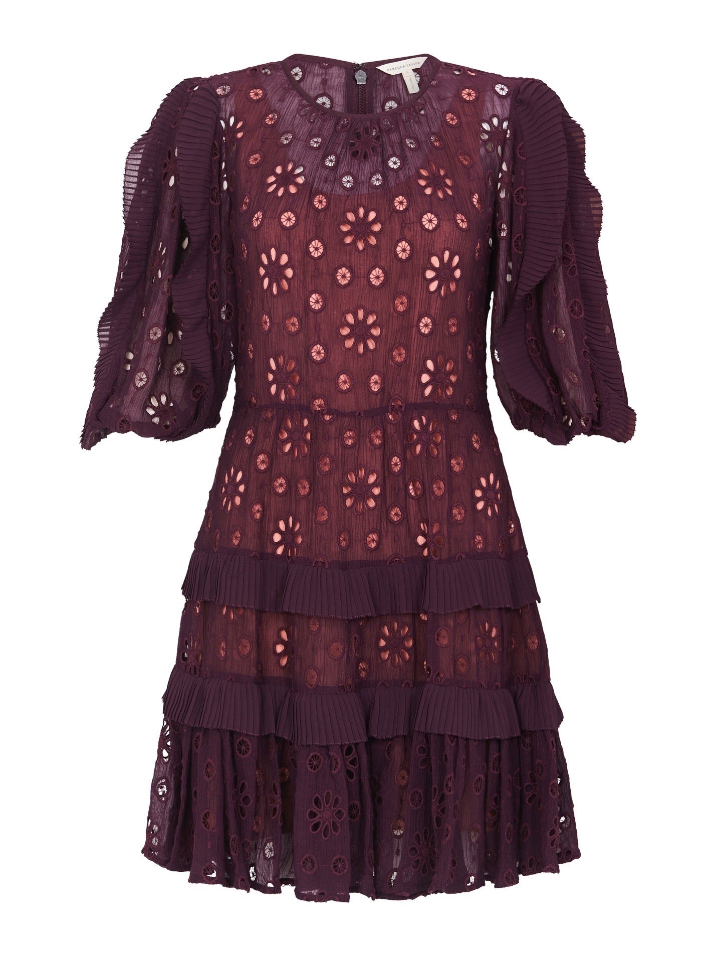 Rebecca Taylor Pinwheel Dress in Plum – Order Of Style
