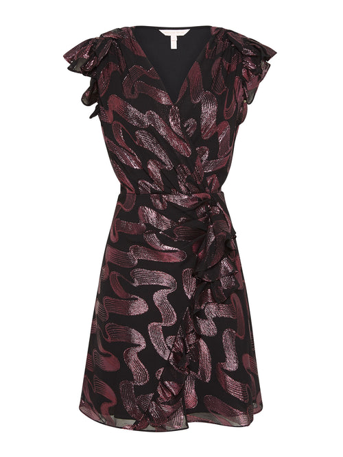 OOS-RebeccaTaylorSleevelessRibbonLurexJaquardDress-Black-1035