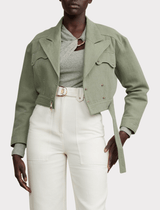 Acler Dunstan Jacket in Fern | Shop Now At Order Of Style