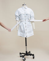 Acler Holmes Short Sleeve Denim Shirt Dress | Shop At Order Of Style