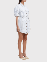 Acler Holmes Short Sleeve Denim Shirt Dress | Shop At Order Of Style