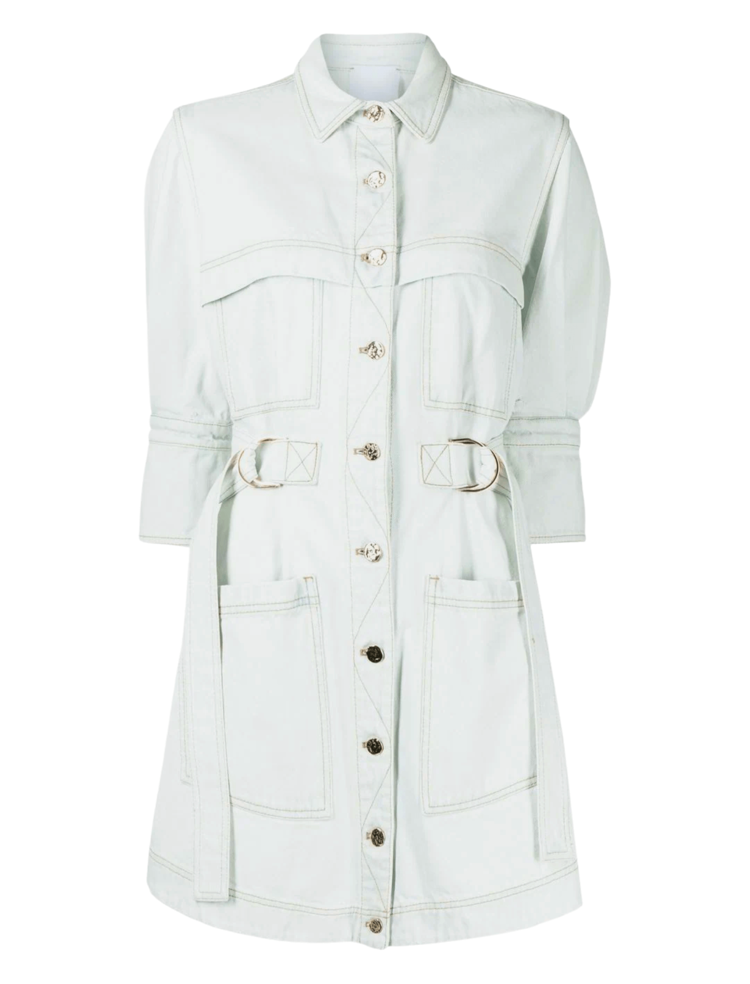 white christmas dresses Petal & Pup Women's Hailey Denim Mini Dress main image 1