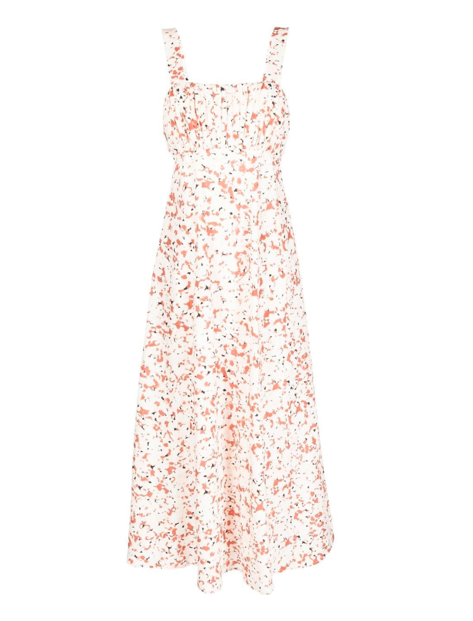 tie waist midi dress in terrazzo Madewell tie waist terrazzo midi dress size 4