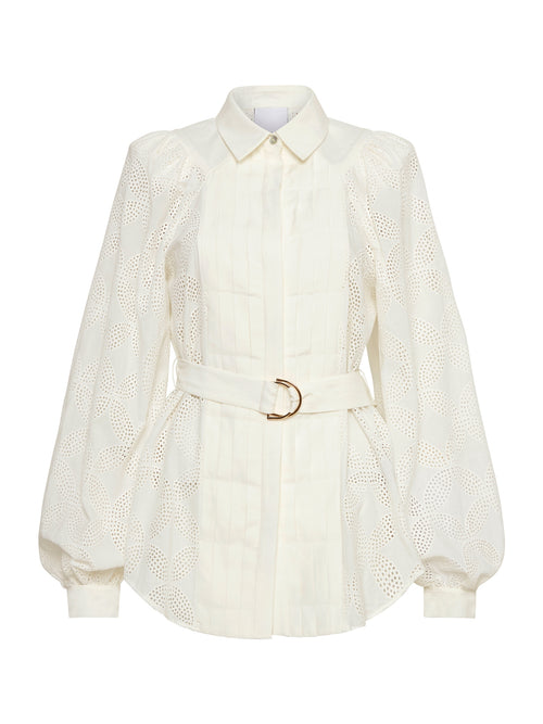 Acler Klara Shirt in Ivory | Order Of Style