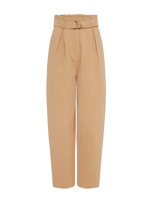 Acler Newton Pant in Almond | Shop Now At Order Of Style
