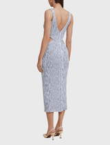 Acler Uplands Midi Knit Dress in Cloud Blue Order Of Style Acler Uplands Midi Knit Dress in Cloud Blue Order Of Style