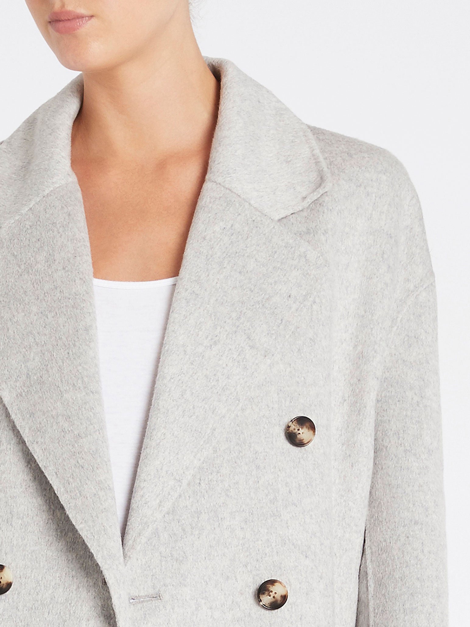 American Vintage Dadoulove Coat in Polar Melange – Order Of Style