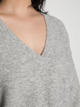 American Vintage Noxon Sweater in Heather Grey