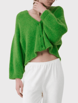 American Vintage Pinobery Boxy Cardigan in Frog | Order Of Style