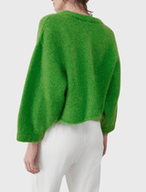 American Vintage Pinobery Boxy Cardigan in Frog | Order Of Style