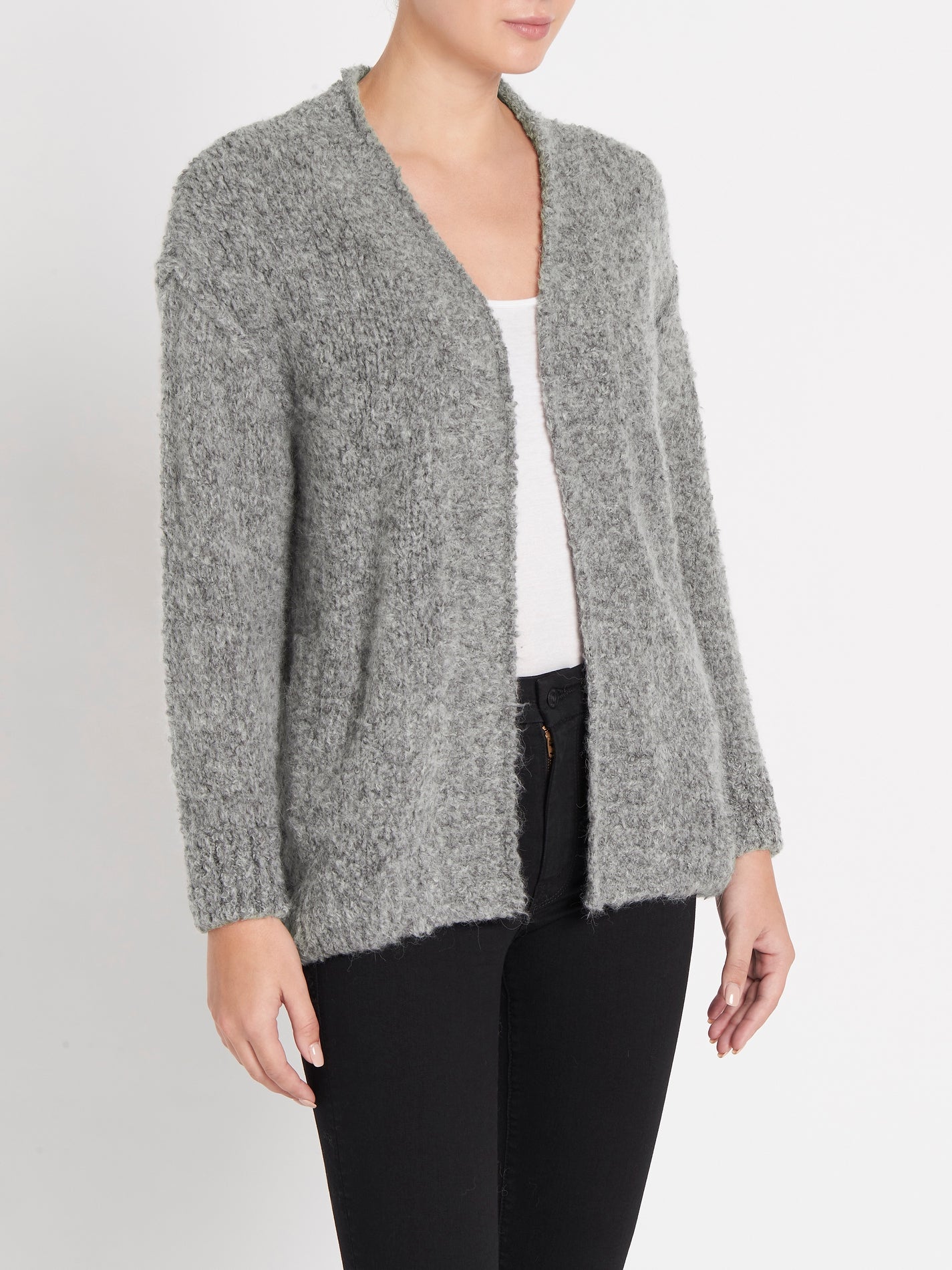 American Vintage Tudbury Cardigan in Heather Grey Order Of Style