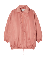 American Vintage Yabay Puffer Coat in Pink Tenderness