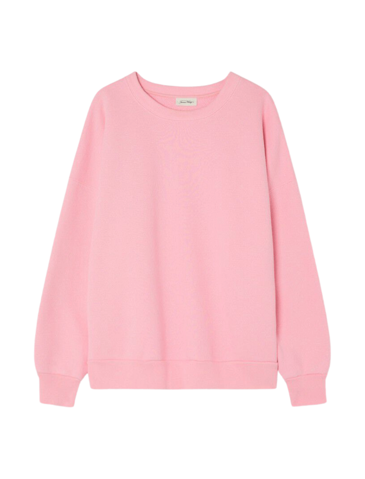 American Vintage Zutabay Crew Neck Sweatshirt in Peony Pink