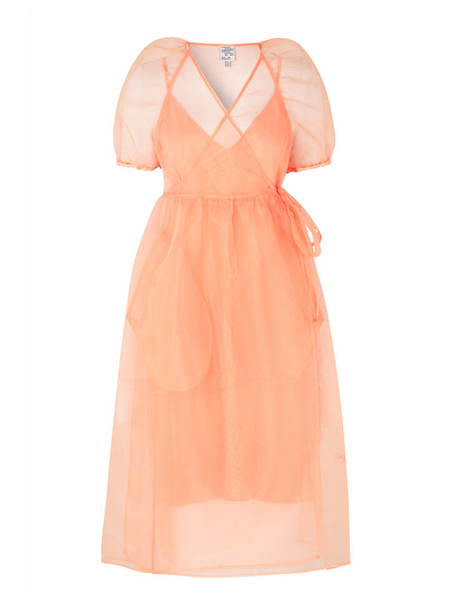 baum und pferdgarten orange dress Baum und Pferdgarten Aster Dress - Psychedelic Orange