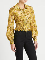 OrderOfStyle-BaumUndPferdgartenMaelkoBlouse-YellowHydrangea-02